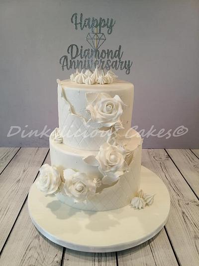 Diamond Wedding Cake - Cake by Dinkylicious Cakes