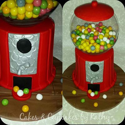 Bubblegum machine - Cake by Kathy 