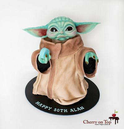 Baby Yoda the cutest !!! 😍😍😍😍😍 - Cake by Cherry on Top Cakes