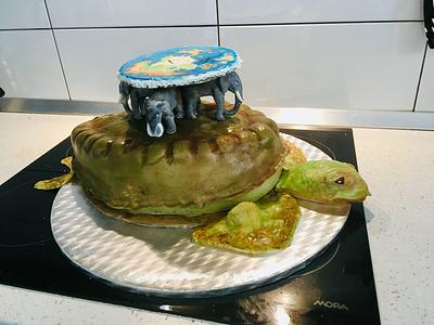 3D A’tuin Discworld cake - Cake by VVDesserts