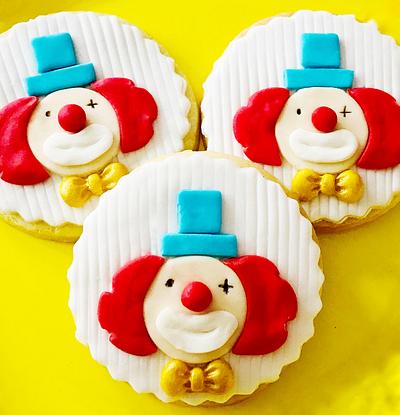 🤡 Clown Cookies 🤡 - Cake by Bombshell Bakes