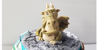 Dealing with Dragons Birthday Cake - Cake by Donna Tokazowski- Cake Hatteras, Martinsburg WV