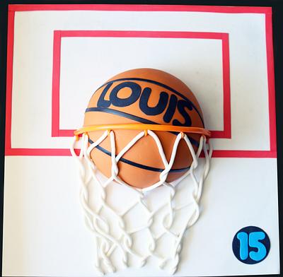 3D Basketball Cake - Cake by Cakes By Samantha (Greece)
