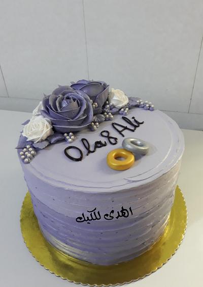الخطوبه - Cake by Alhudacake 