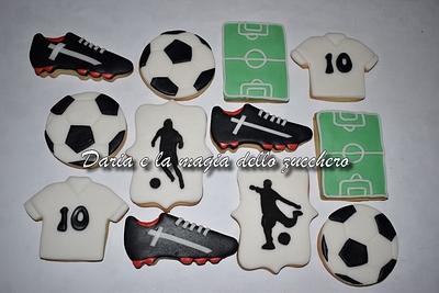 Soccer themed cookies - Cake by Daria Albanese