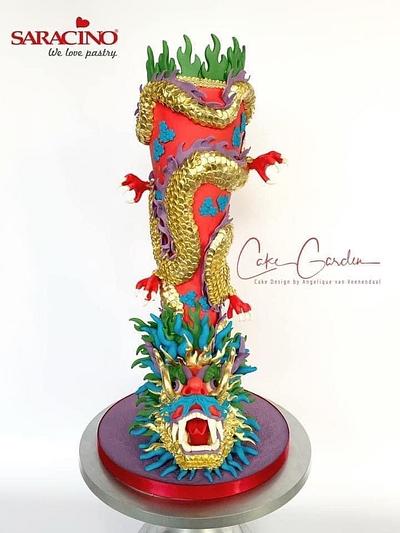 Chinese Dragon Shoe-The Crazy Shoe Collab - Cake by Cake Garden 