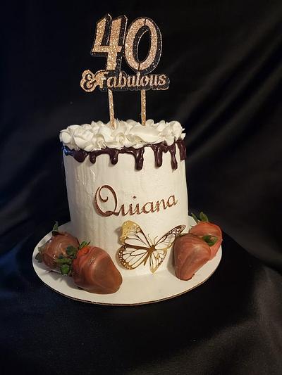 40 & Fabulous - Cake by Celene's Confections