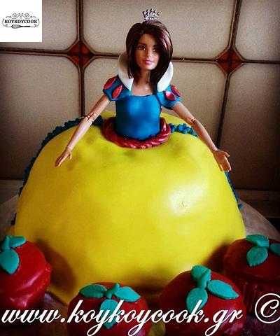 Snow White Cake with <Red apple> Cupcakes - Cake by Rena Kostoglou