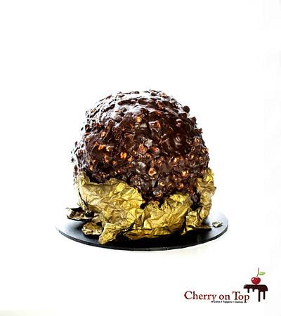 Giant Ferrero Rocher 🤩 - Cake by Cherry on Top Cakes