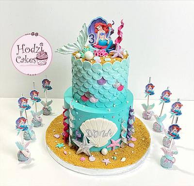Mermaid🧜🏻‍♀️🌊 - Cake by Hend Taha-HODZI CAKES