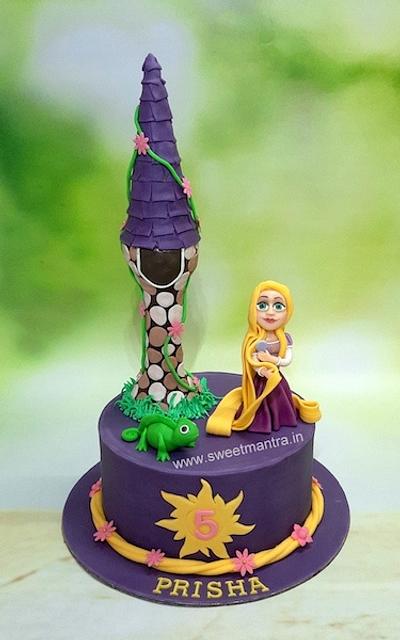 Rapunzel hair cake - Cake by Sweet Mantra Homemade Customized Cakes Pune