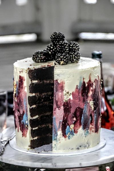 Paint smudge cake - Cake by Celine