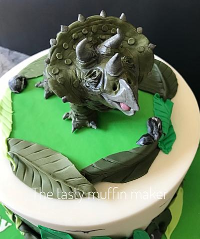 Triceratops cake  - Cake by Andrea 