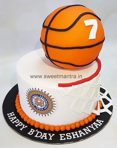 Basketball tier cake - Cake by Sweet Mantra Homemade Customized Cakes Pune