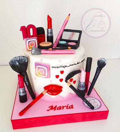 TARTA MAKE UP MARIA - Cake by Camelia