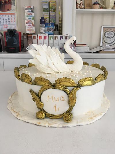 Swan cake - Cake by Doroty