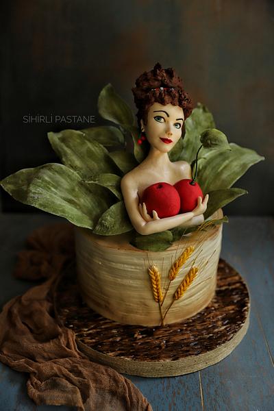 Cherry Lady Cake - Cake by Sihirli Pastane