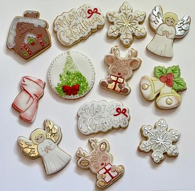 Christmas cookies  - Cake by DaraCakes