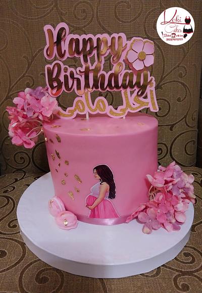 "Mom to be Birthday cake" - Cake by Noha Sami