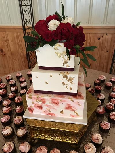 Buttercream Watercolor Wedding - Cake by Sugar Mama's Sweets