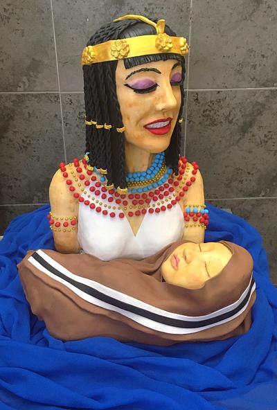 Finding Moses in the river- Bible cake collaboration  - Cake by Susanna Sequeira