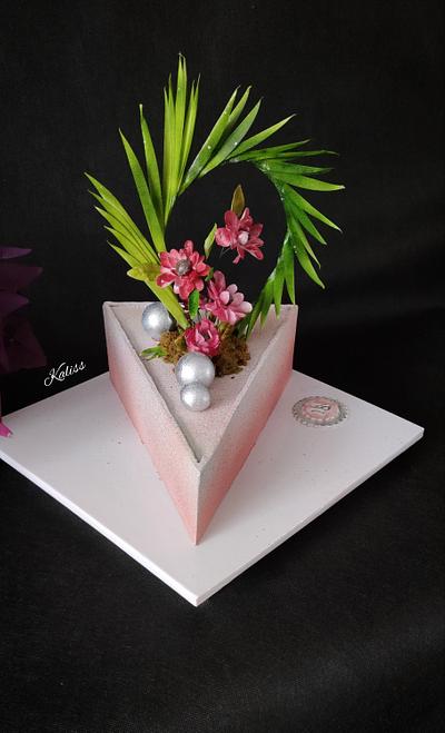 Bday Ikebana - Cake by Kaliss