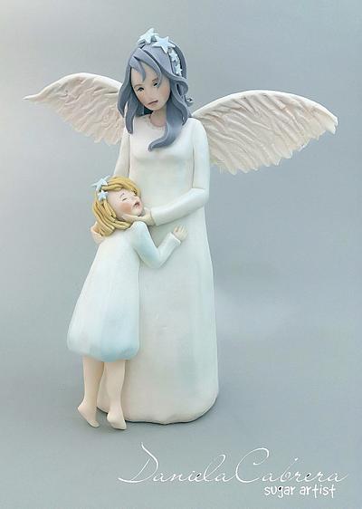 Guardian angel.  - Cake by daniela cabrera 