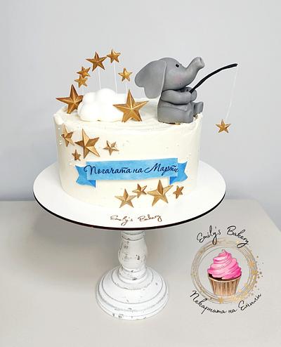 Elephant baby shower cake - Cake by Emily's Bakery
