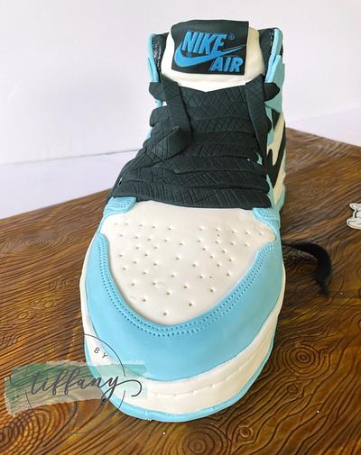 3d Basketball Shoe - Cake by Tiffany Crawford