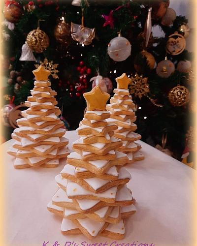 Christmas cookie tree - Cake by Konstantina - K & D's Sweet Creations