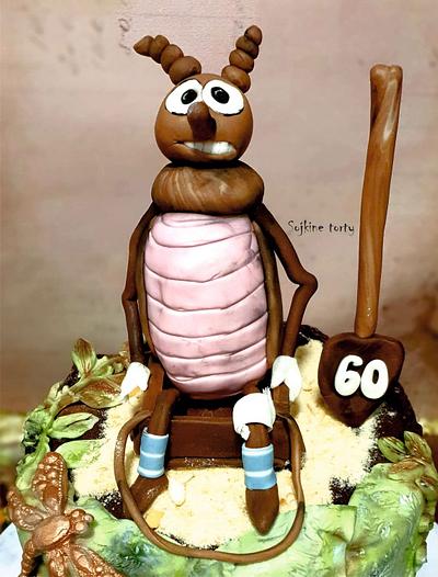 Bug cake:) - Cake by SojkineTorty
