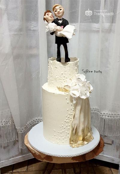 Wedding cake - Cake by SojkineTorty