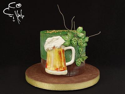 Beer and hop - Cake by Diana
