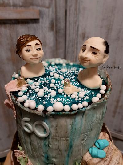 Hot tub cake:) - Cake by SojkineTorty