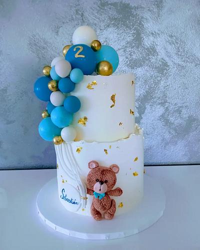 Teddy bear - Cake by alenascakes