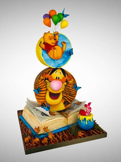Winny l’ourson tower cake  - Cake by Cindy Sauvage 