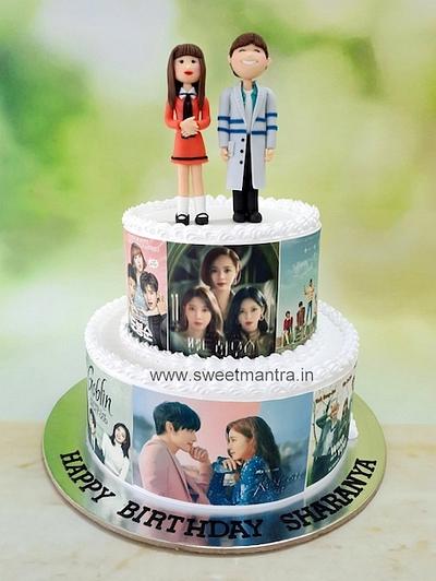 Korean drama theme cake - Cake by Sweet Mantra Homemade Customized Cakes Pune