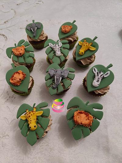 jungle cupcake - Cake by Ruth - Gatoandcake