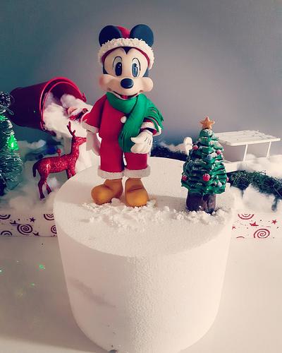 Christmas Mickey - Cake by Cakes_bytea