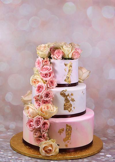 Pink marble cake - Cake by soods