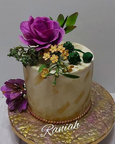 wedding cake fondant  - Cake by raniah