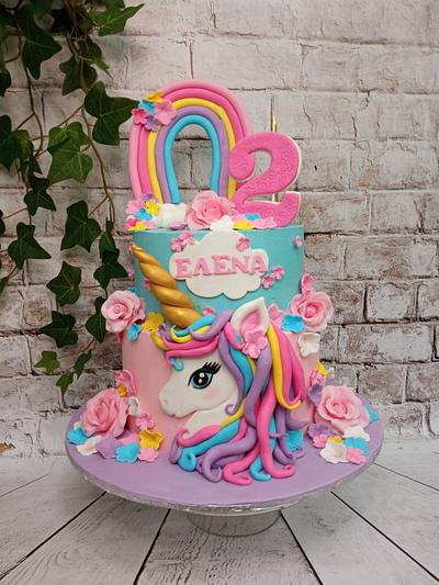 Unicorn cake - Cake by Evdokia Tzalla