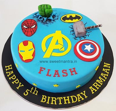 Avengers weapons cake - Cake by Sweet Mantra Homemade Customized Cakes Pune