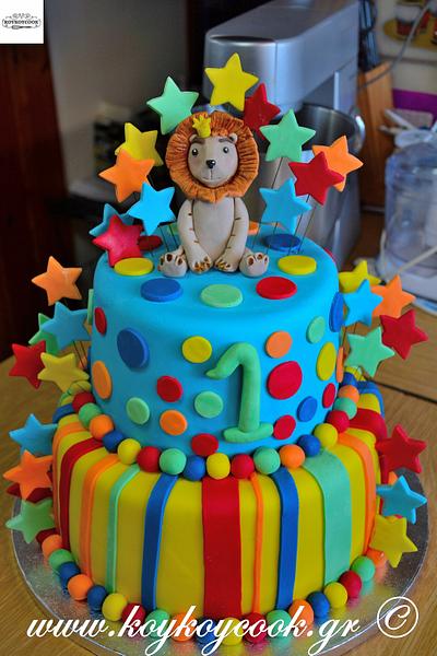CAKE FOR HIS FIRST BIRTHDAY - Cake by Rena Kostoglou