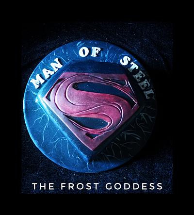 Superman cake - Cake by thefrostgoddess
