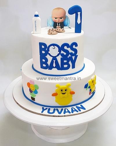Boss Baby tier cake - Cake by Sweet Mantra Homemade Customized Cakes Pune