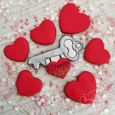 Key to my Heart - Cake by Inny Tinny