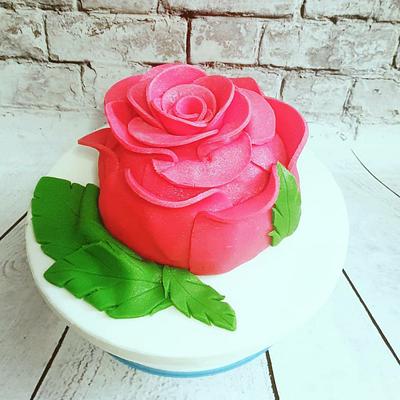 Rose cake - Cake by Joan Sweet butterfly 