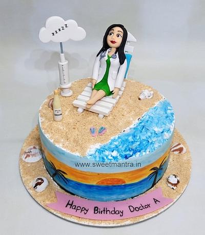 Cake for Anesthetist birthday - Cake by Sweet Mantra Homemade Customized Cakes Pune