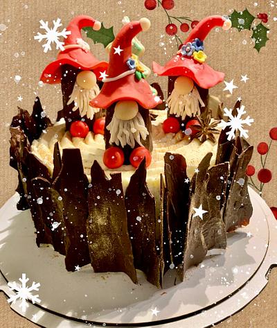 Christmas dwarfs - Cake by CvetyAlexandrova